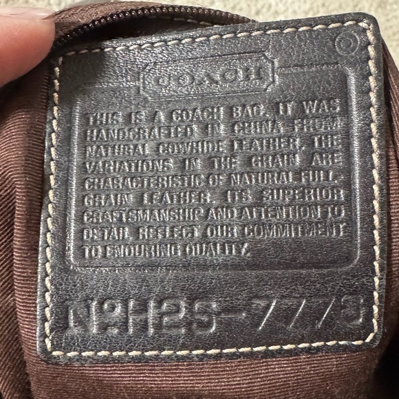 Coach Leather Hampton Bag (vintage) - Picture 5 of 6